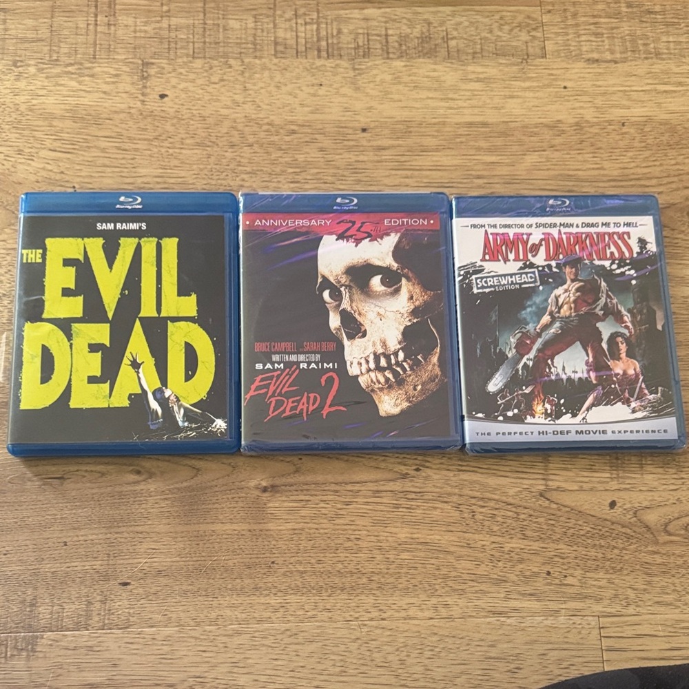 The Evil Dead blu-ray dvd set